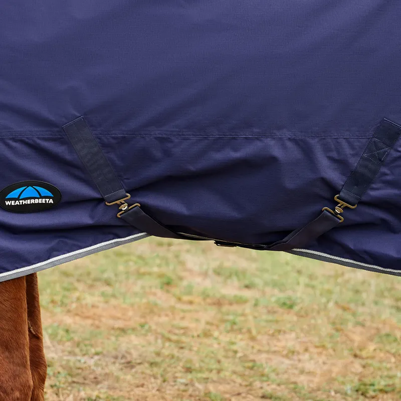 WeatherBeeta ComFiTec Tyro 360g Combo Turnout Rug - Navy/Charcoal-6