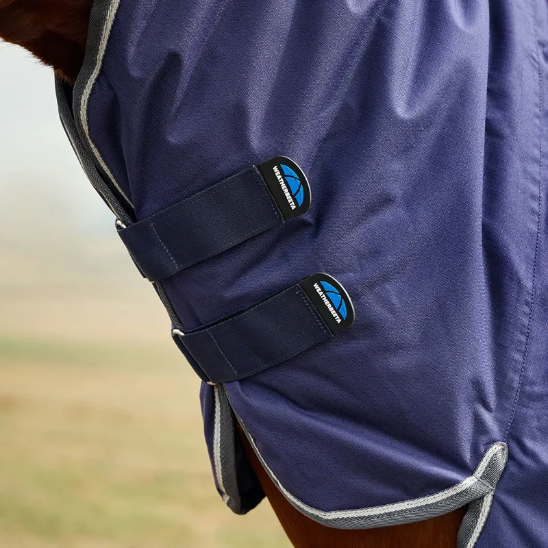 WeatherBeeta ComFiTec Tyro 360g Combo Turnout Rug - Navy/Charcoal-5