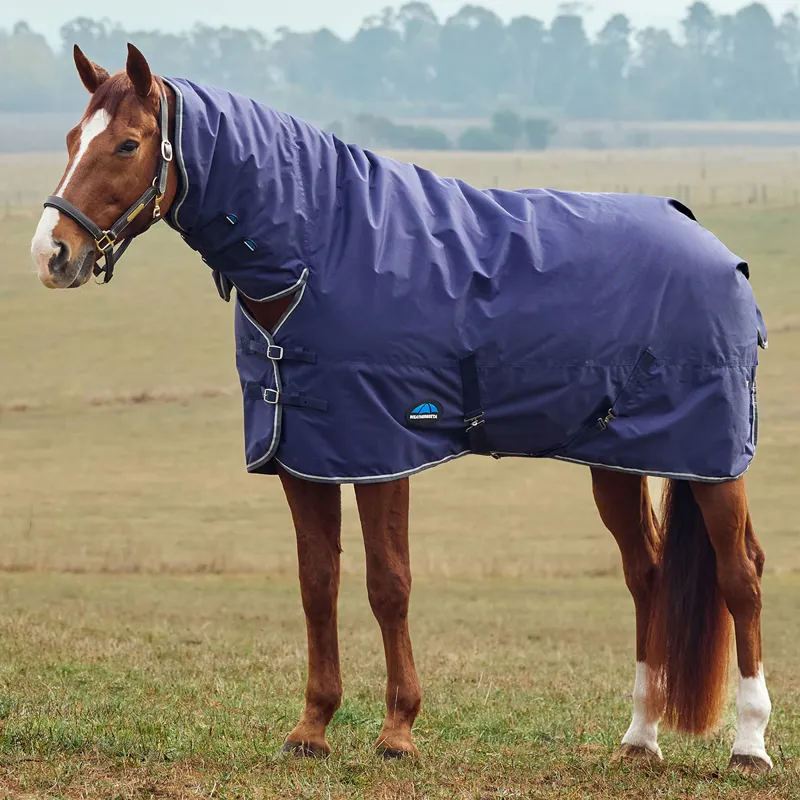 WeatherBeeta ComFiTec Tyro 50g Combo Turnout Rug - Navy/Charcoal