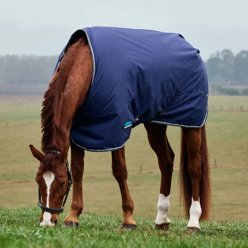 WeatherBeeta ComFiTec Tyro 50g Standard Turnout Rug - Navy/Charcoal-2
