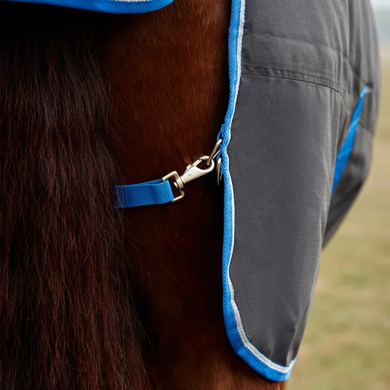 WeatherBeeta ComFiTec Tyro 220g Combo Turnout Rug - Black/Cobalt-2