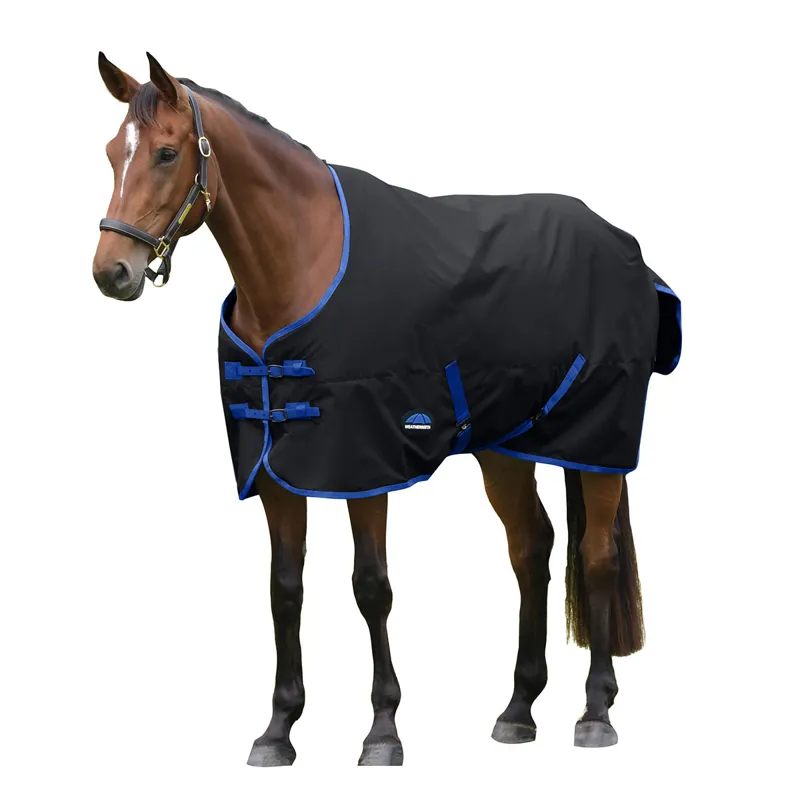 WeatherBeeta ComFiTec Tyro 220g Standard Turnout Rug - Black/Cobalt-5