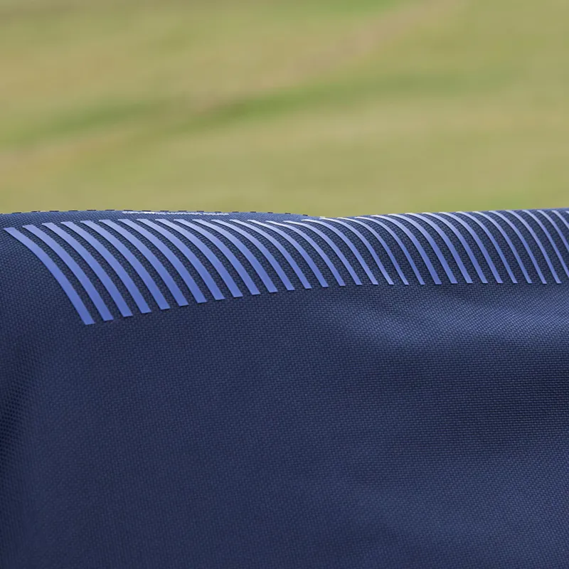 WeatherBeeta ComFiTec Ultra 100g Detach-A-Neck Turnout Rug - Navy-4