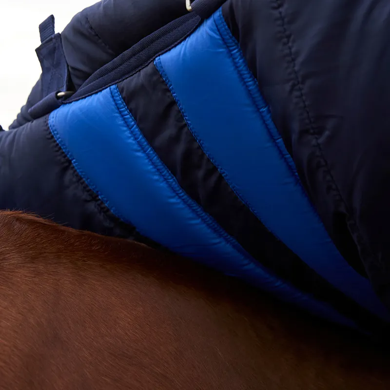 WeatherBeeta ComFiTec Ultra 100g Detach-A-Neck Turnout Rug - Navy-1