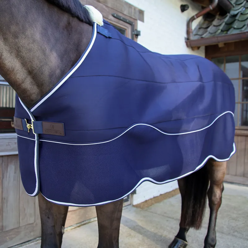 Kentucky Comfort 3D Fleece Liner Rug - Navy-4