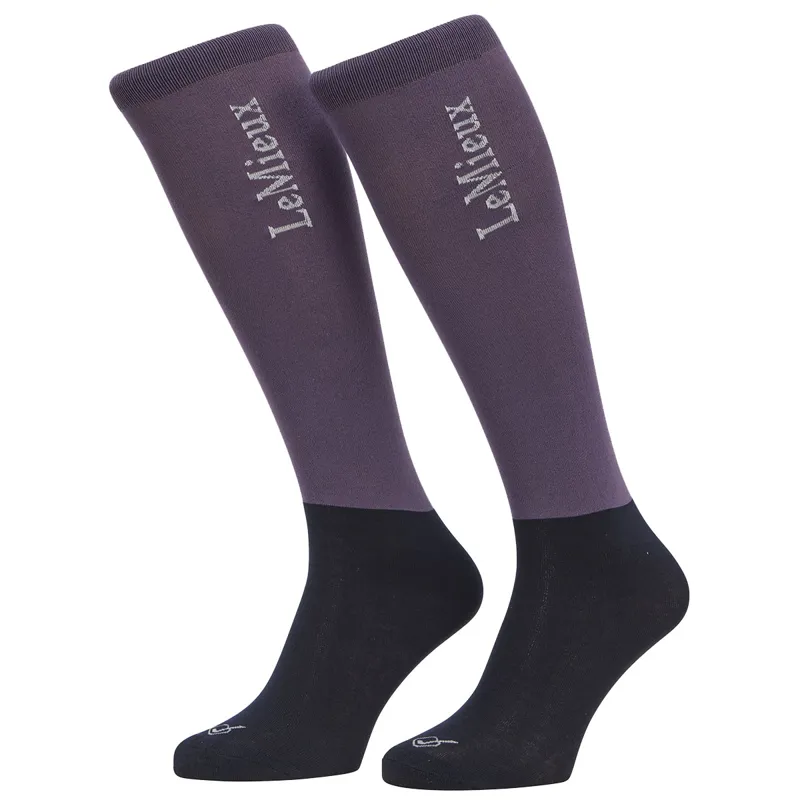 LeMieux Junior Competition Riding Socks 2 Pack - Juniper