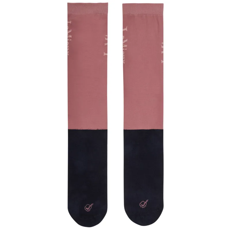 LeMieux Junior Competition Riding Socks 2 Pack - Peony-1