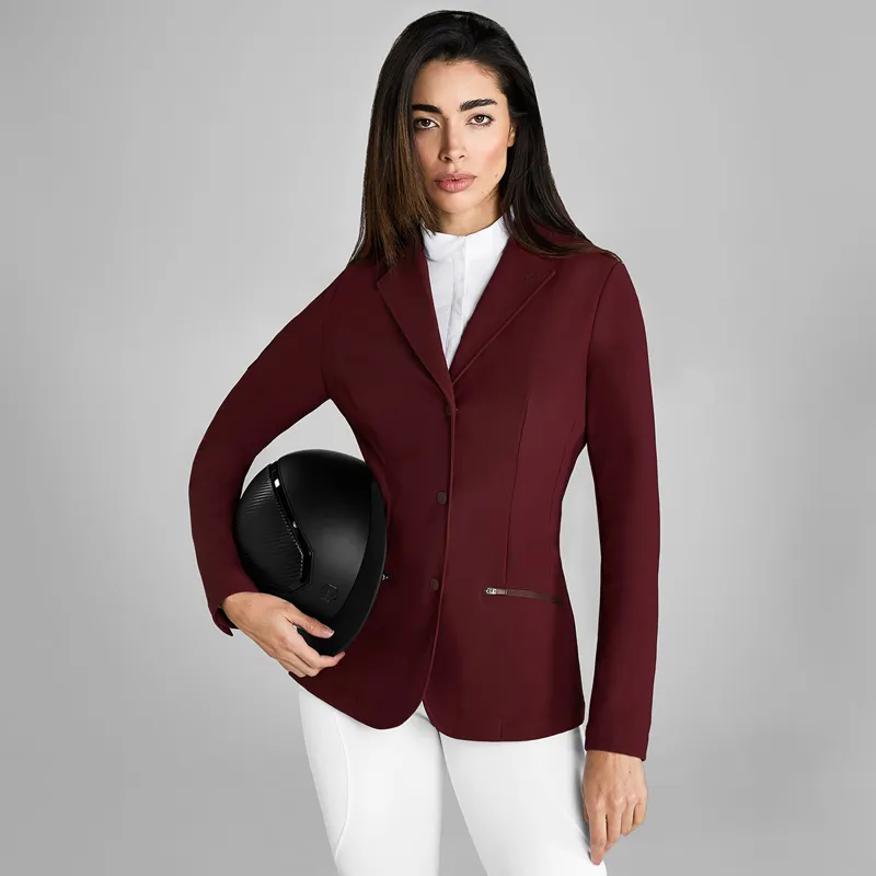 Aztec Diamond Womens Show Jacket - Cherry-5