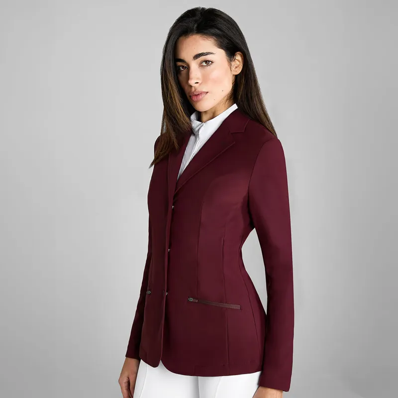 Aztec Diamond Womens Show Jacket - Cherry-2