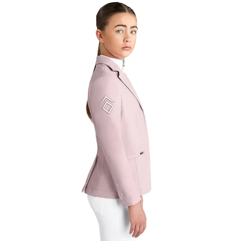 Aztec Diamond Young Rider Show Jacket - Pink-1