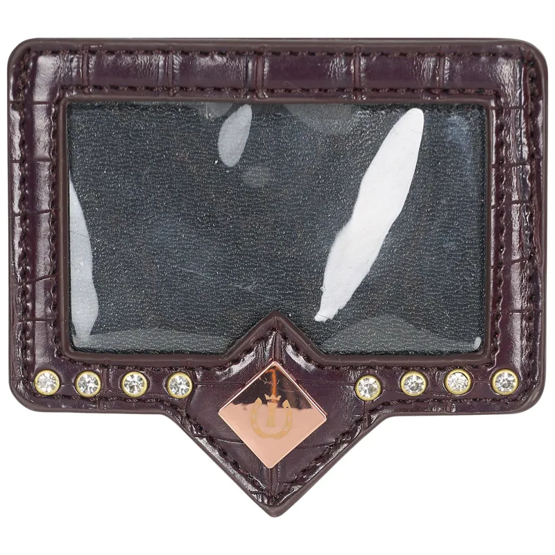 Imperial Riding Show n Glow Competition Number Holder - Brown