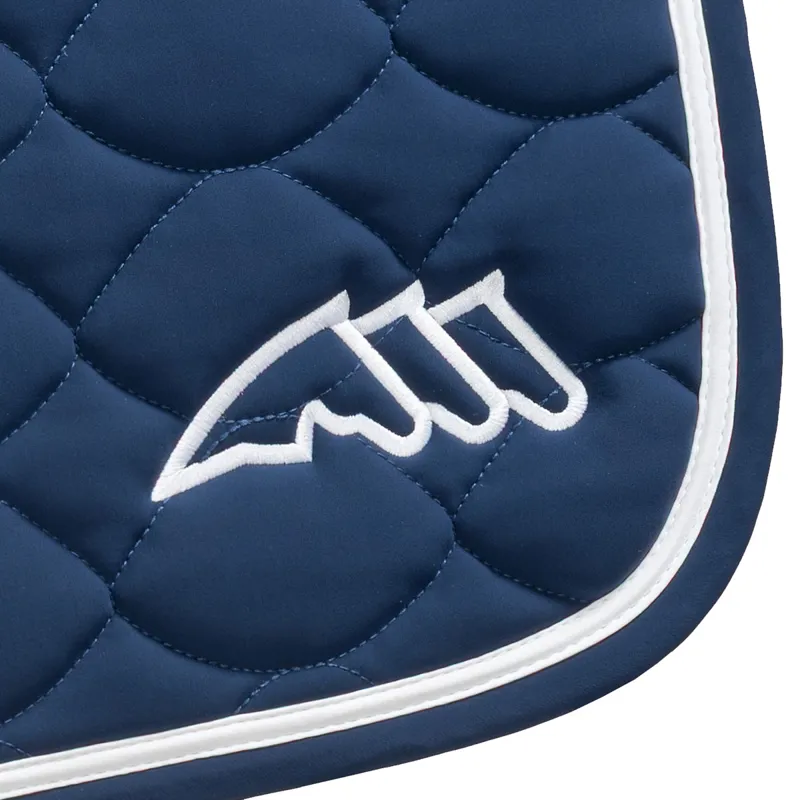 Equiline Confy Dressage Saddlecloth - Navy Peony-1