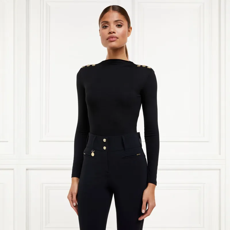 Holland Cooper Contour Womens Trousers - Black-1