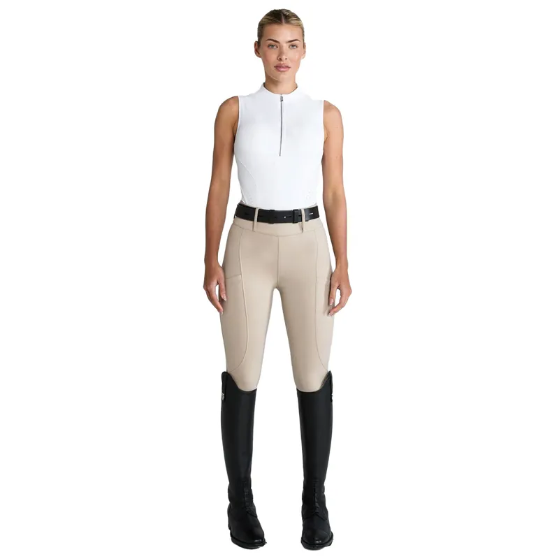 Aztec Diamond Core Sleeveless Ladies Base Layer - White-2