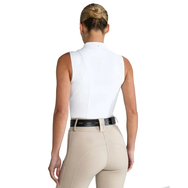 Aztec Diamond Core Sleeveless Ladies Base Layer - White-3