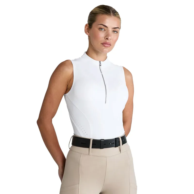 Aztec Diamond Core Sleeveless Ladies Base Layer - White