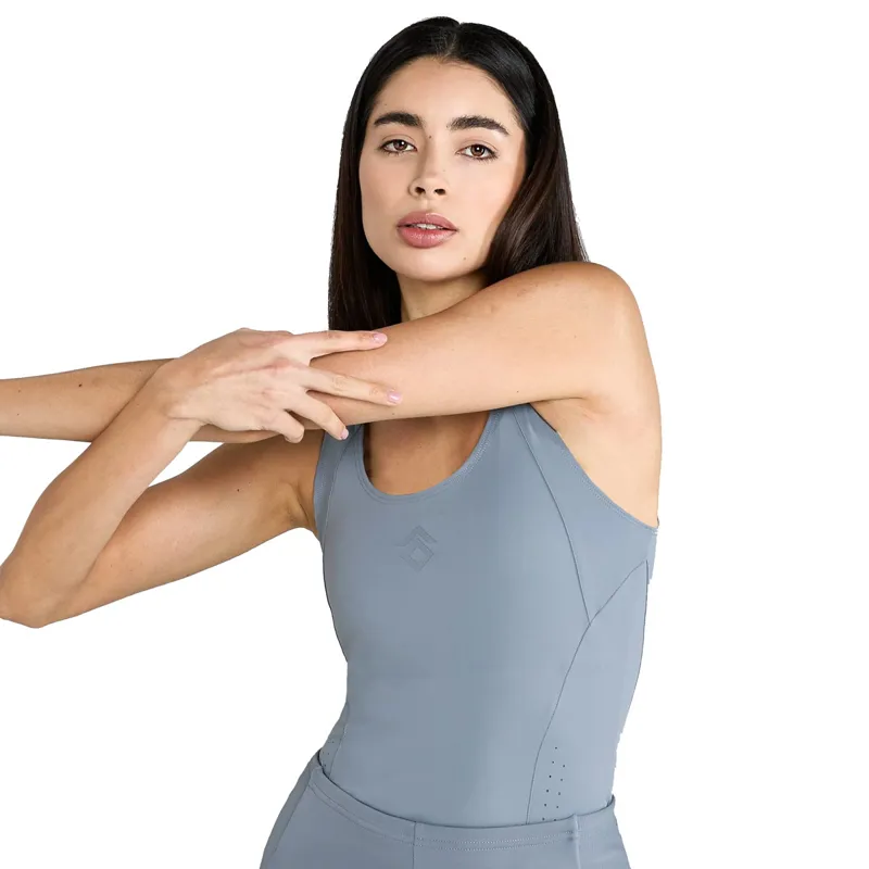 Aztec Diamond Core Ladies Vest Top - Ash Blue