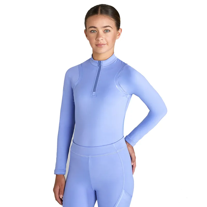 Aztec Diamond Young Rider Cosmic Long Sleeve Base Layer - Violet