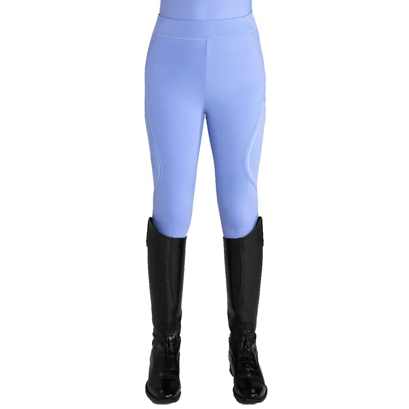 Aztec Diamond Young Rider Cosmic Full Grip Riding Tights - Violet-2
