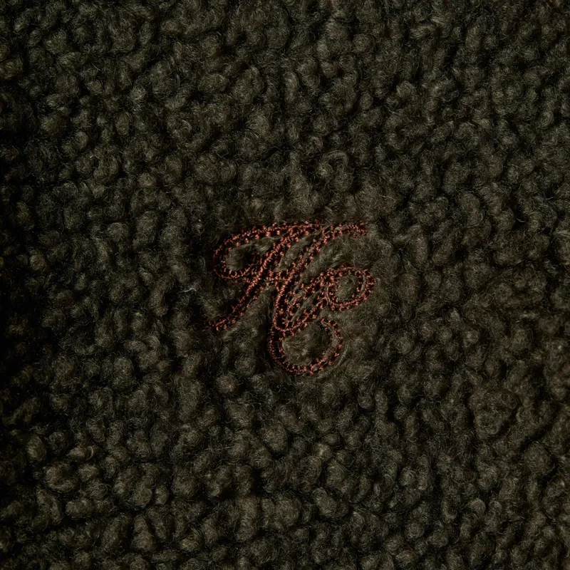 Holland Cooper Country Fleece Womens Gilet - Khaki Borg-9