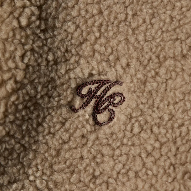 Holland Cooper Country Fleece Womens Gilet - Natural Borg-7