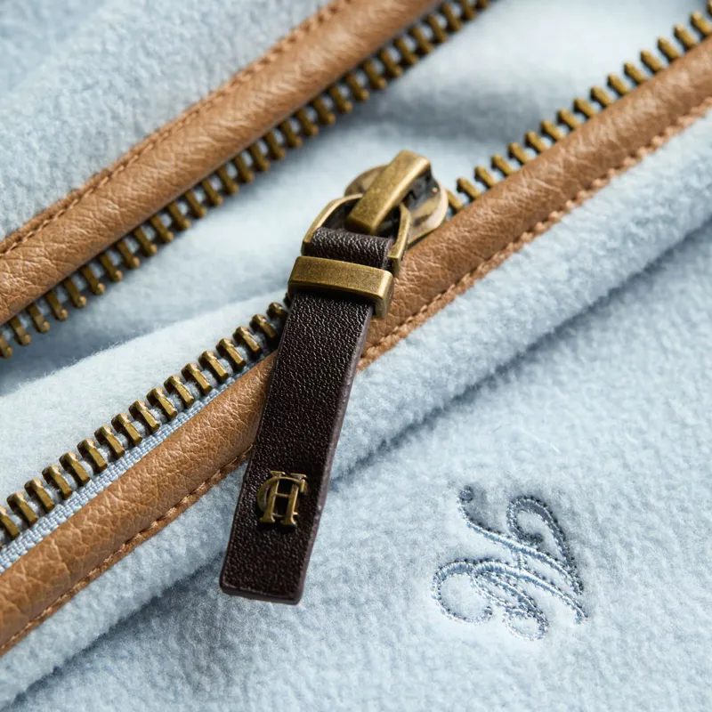 Holland Cooper Country Fleece Womens Gilet - Pale Blue-4