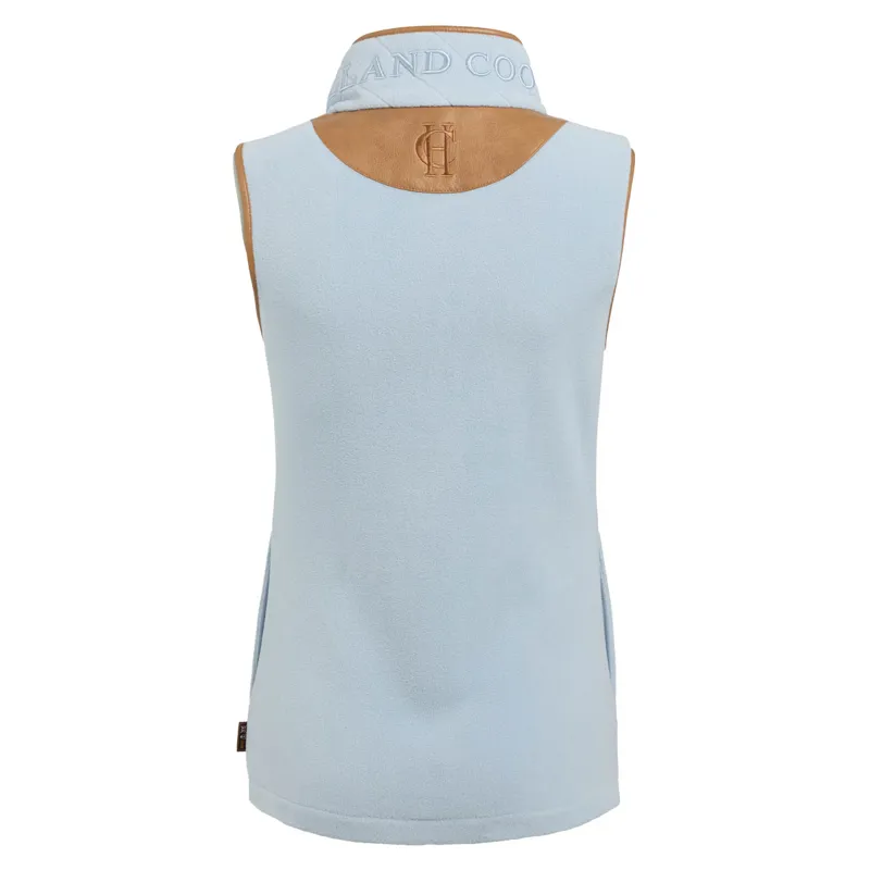 Holland Cooper Country Fleece Womens Gilet - Pale Blue-6