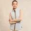 Holland Cooper Country Fleece Ladies Gilet - Pale Blue