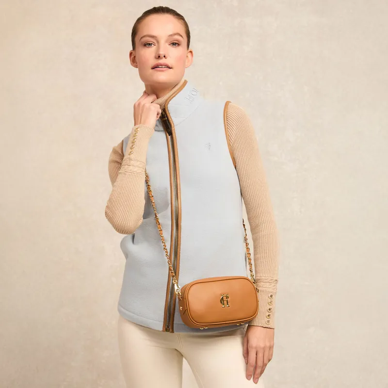 Holland Cooper Country Fleece Womens Gilet - Pale Blue-9