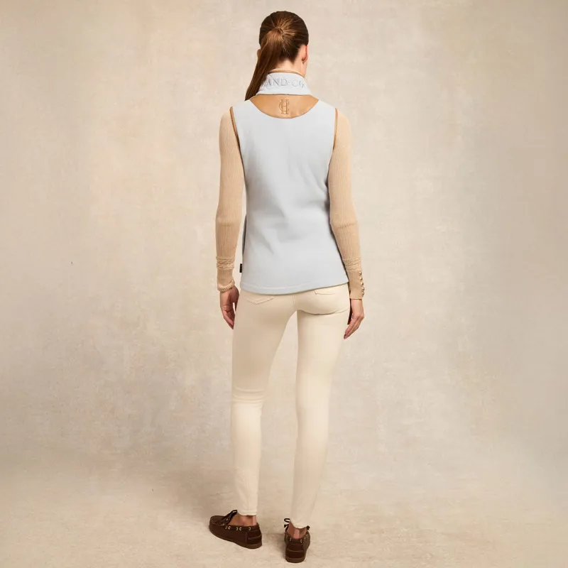 Holland Cooper Country Fleece Womens Gilet - Pale Blue-10