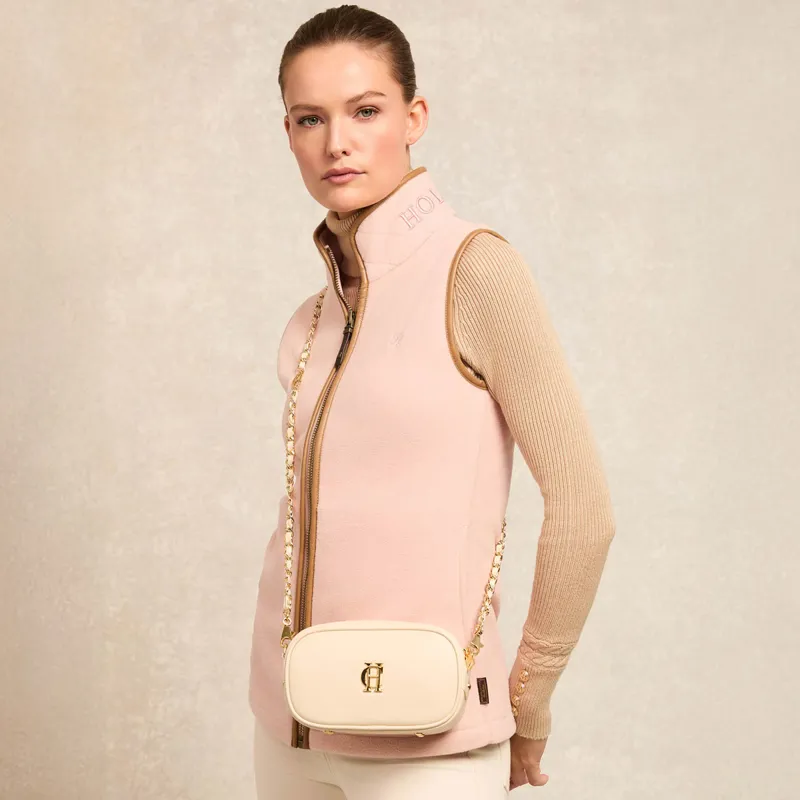 Holland Cooper Country Fleece Ladies Gilet - Soft Pink-1