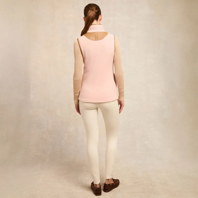 Holland Cooper Country Fleece Ladies Gilet - Soft Pink-2