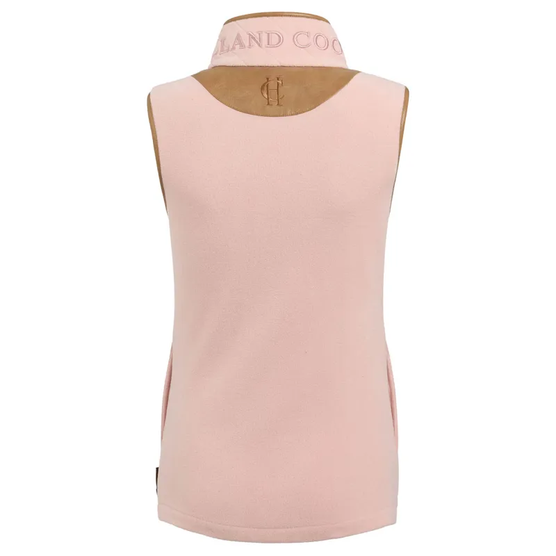Holland Cooper Country Fleece Ladies Gilet - Soft Pink-6