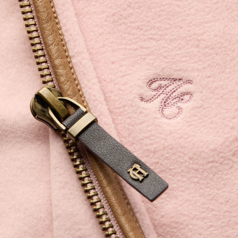 Holland Cooper Country Fleece Ladies Gilet - Soft Pink-9