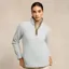 Holland Cooper Country Fleece Half Zip Ladies Jumper - Pale Blue