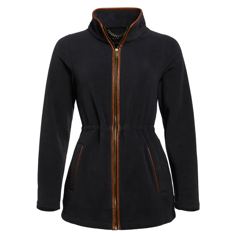 Holland Cooper Longline Country Fleece Womens Jacket - Ink Navy-7