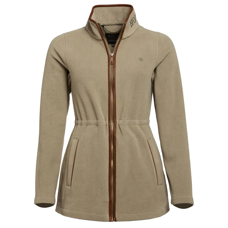Holland Cooper Longline Country Fleece Womens Jacket - Sage-10