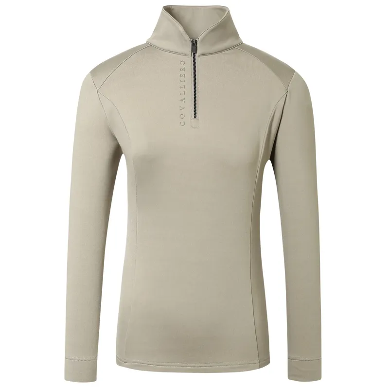 Covalliero Active Ladies Top - Taupe