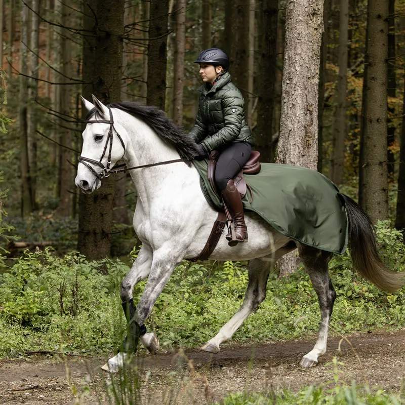 Covalliero Ladies Quilted Jacket - Opal Green-5