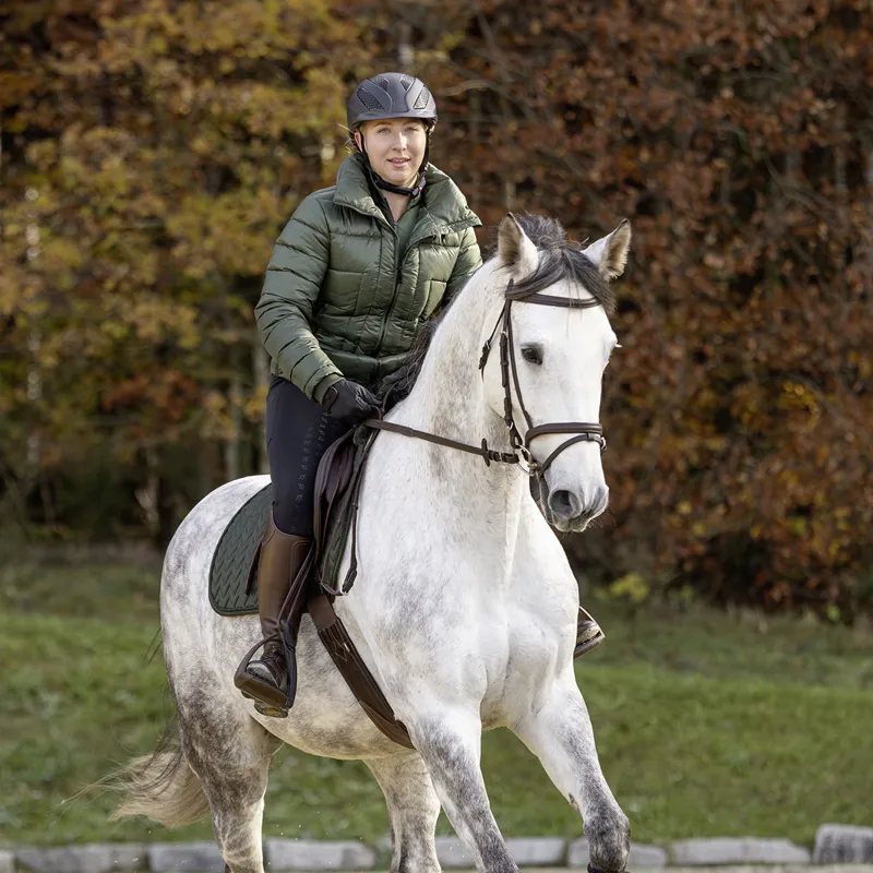 Covalliero Ladies Quilted Jacket - Opal Green-2