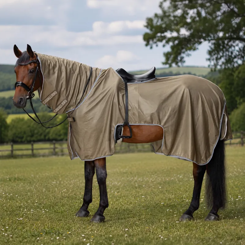 Covalliero Mesh Riding Rug - Walnut