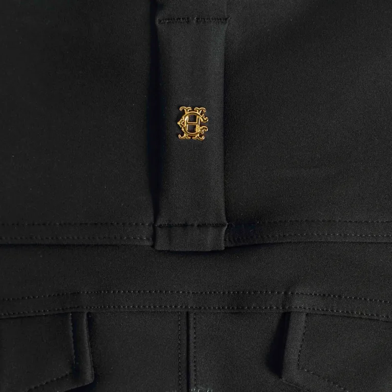 Holland Cooper Cranborne Contour Womens Full Grip Breeches - Black-2