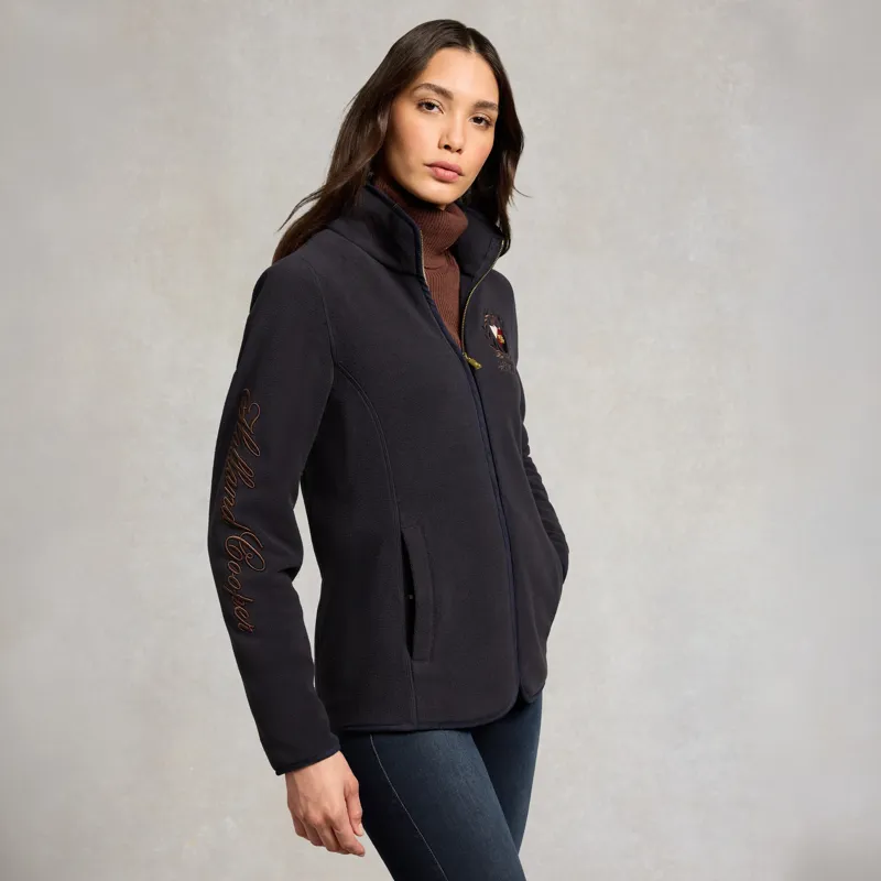 Holland Cooper Cranborne Womens Fleece Jacket - Ink Navy-3