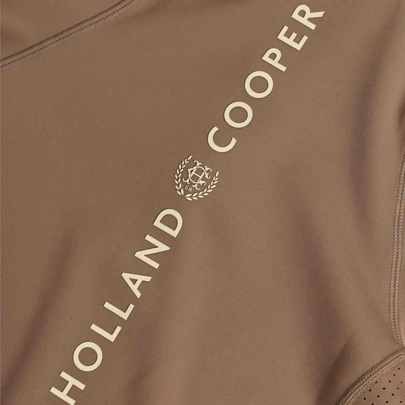 Holland Cooper Cranborne Womens Long Sleeve Base Layer - Mocha-3