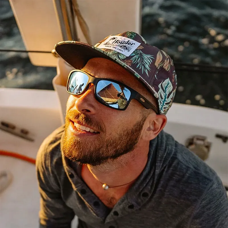 Revo Crawler Sunglasses - Matte Black/Tortoise/Blue Water-3