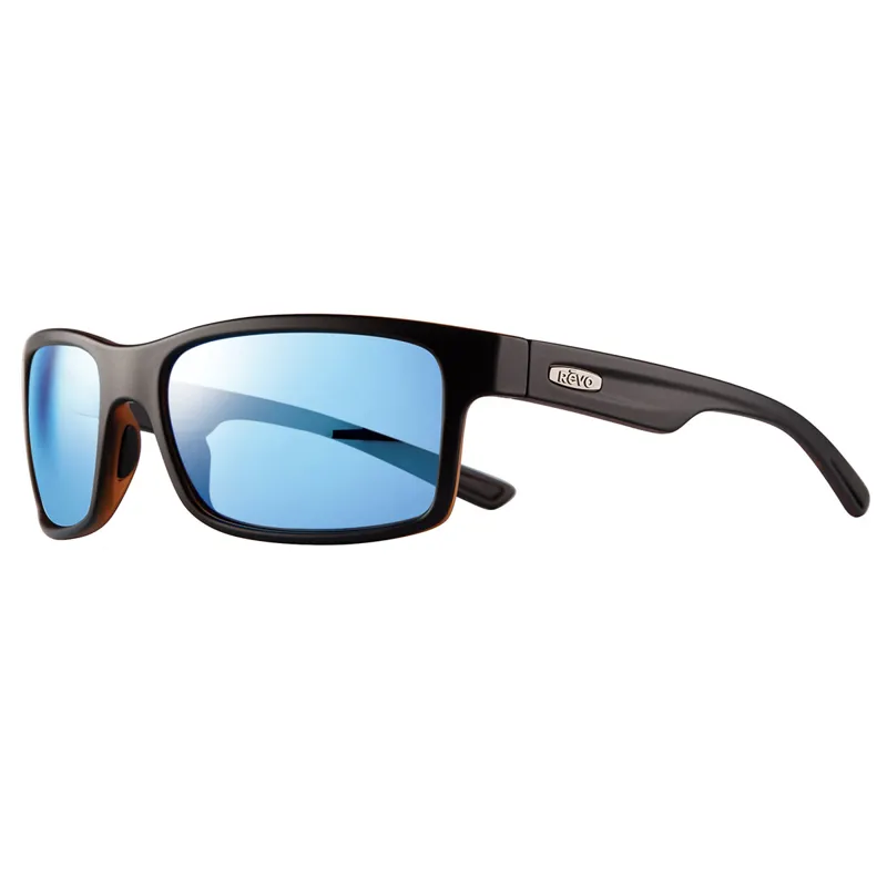 Revo Crawler Sunglasses - Matte Black/Tortoise/Blue Water