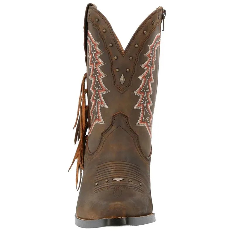 Durango Crush Ankle Ladies Western Boots - Pecan-6