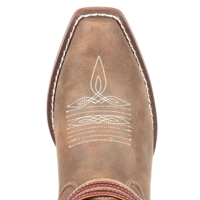 Durango Crush Flag Ladies Western Boots - Brown Khaki-5