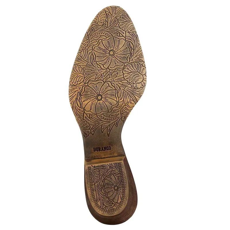 Durango Crush Ladies Short Western Boots - Driftwood-4