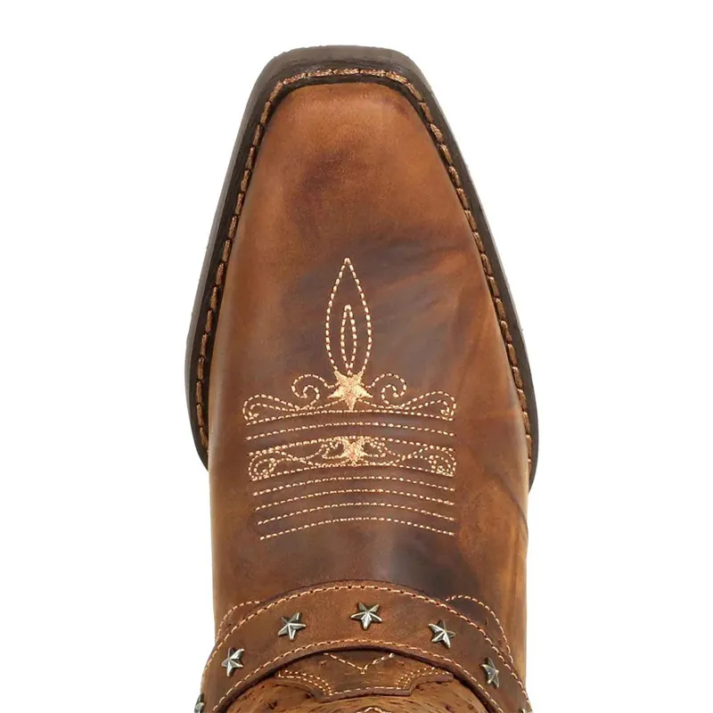 Durango Crush Ladies Short Western Boots - Bomber Brown-4